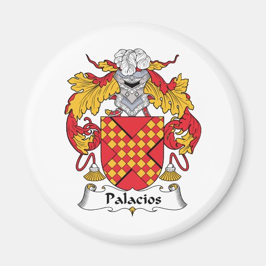 Palacios Family Crest Magneet (Voorkant)