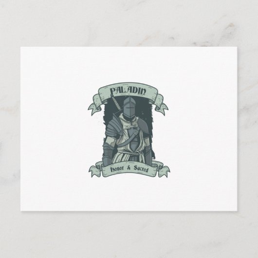 Paladin Briefkaart (Voorkant)