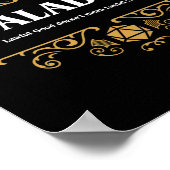 Paladin Class Tabletop RPG Gaming Poster (Hoek)