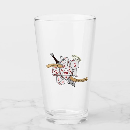Paladin Dice Design Glas (Voorkant)