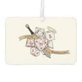 Paladin Dice Design Luchtverfrisser (Achterkant)