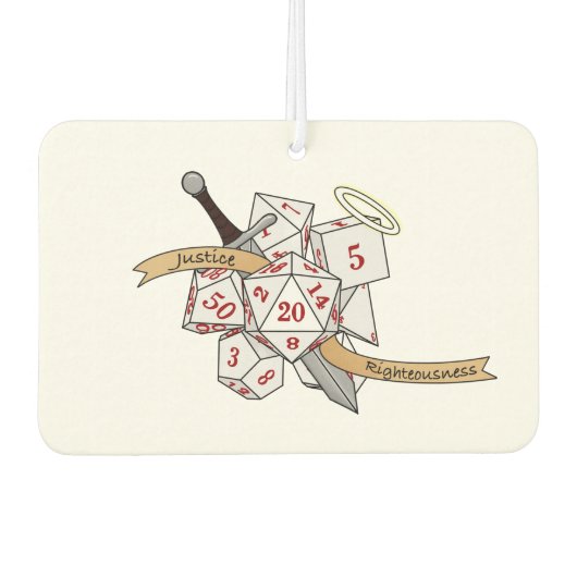 Paladin Dice Design Luchtverfrisser (Voorkant)