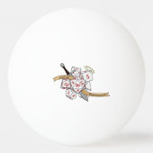 Paladin Dice Design Pingpongbal (Achterkant)