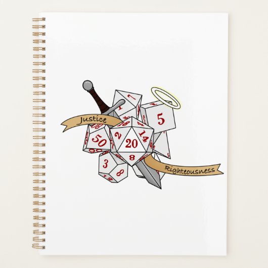 Paladin Dice Design Planner (Voorkant)