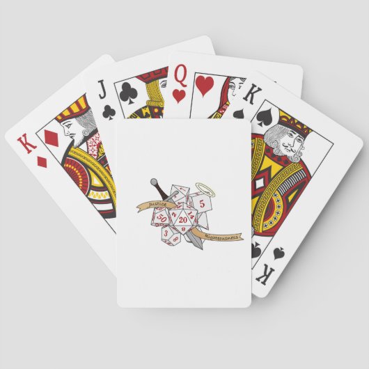 Paladin Dice Design Pokerkaarten (Achterkant)