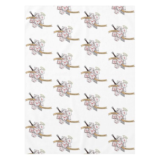 Paladin Dice Design Tafelkleed (Voorkant)