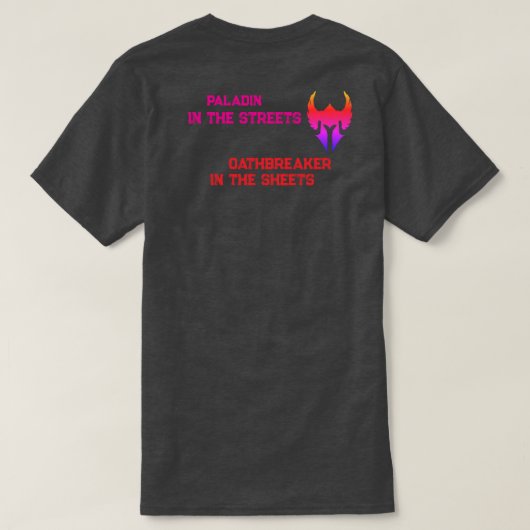 Paladin Eedbreker Branie T-shirt (Design achterkant)