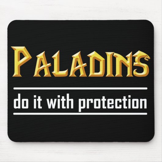 Paladin Mousepad Muismat (Voorkant)