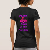Paladin Slaat Op Eerste Afspraak T-shirt (Achterkant)