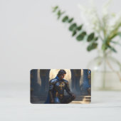 Paladin van het smekende gebed Bladwijzer Visitekaartje (Staand voorkant)