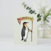 Palaeudyptes Uitgestorven Pinguïn Briefkaart (Staand voorkant)