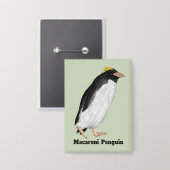 Palaeudyptes Uitgestorven Pinguïn Button (Voorkant / Achterkant)