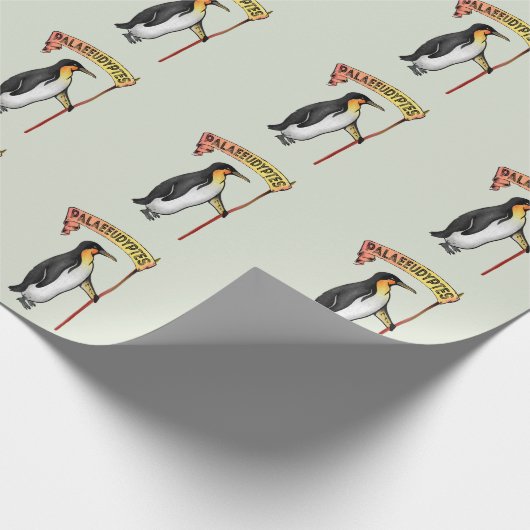 Palaeudyptes Uitgestorven Pinguïn Cadeaupapier (Hoek)