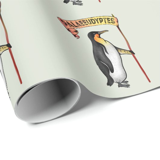 Palaeudyptes Uitgestorven Pinguïn Cadeaupapier (Rol Hoek)