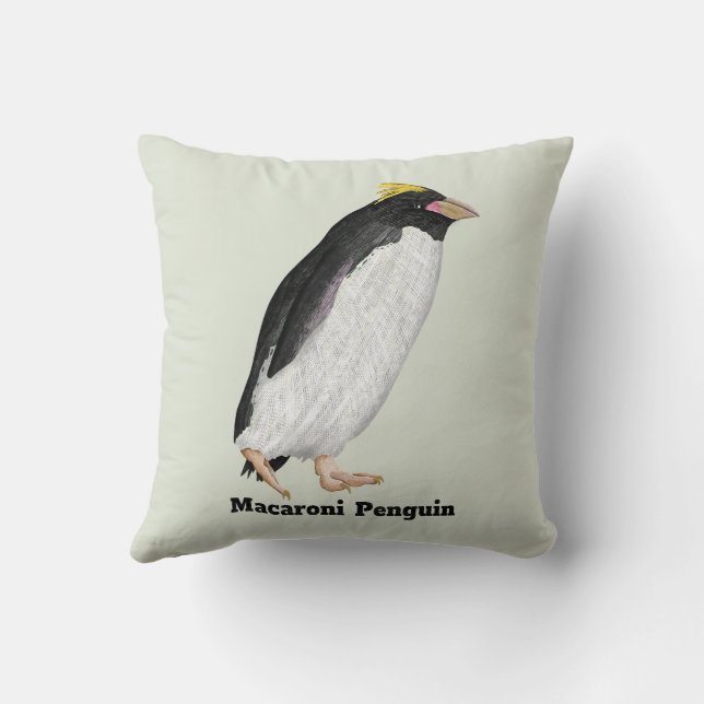 Palaeudyptes Uitgestorven Pinguïn Kussen (Achterkant)