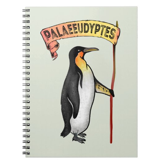 Palaeudyptes Uitgestorven Pinguïn Notitieboek (Voorkant)