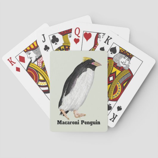 Palaeudyptes Uitgestorven Pinguïn Pokerkaarten (Achterkant)