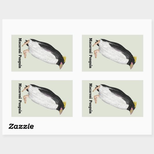 Palaeudyptes Uitgestorven Pinguïn Rechthoekige Sticker (Vel)