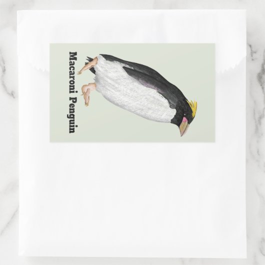 Palaeudyptes Uitgestorven Pinguïn Rechthoekige Sticker (Tas)