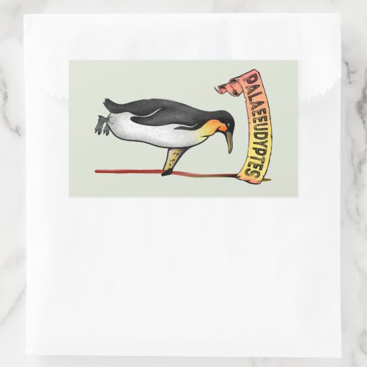 Palaeudyptes Uitgestorven Pinguïn Rechthoekige Sticker (Tas)