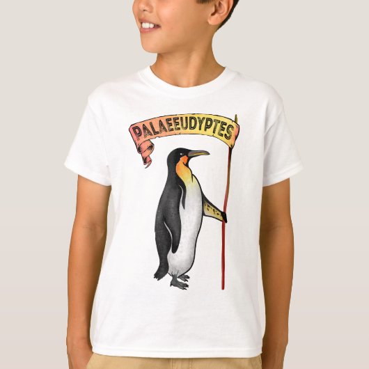 Palaeudyptes Uitgestorven Pinguïn T-shirt (Voorkant)