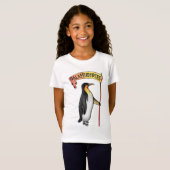 Palaeudyptes Uitgestorven Pinguïn T-shirt (Voorkant volledig)