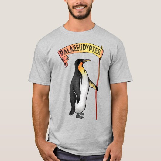 Palaeudyptes Uitgestorven Pinguïn T-shirt (Voorkant)