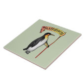 Palaeudyptes Uitgestorven Pinguïn Tegeltje (Zijkant)