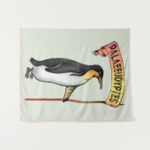 Palaeudyptes Uitgestorven Pinguïn Wandkleed (Voorkant (horizontaal))