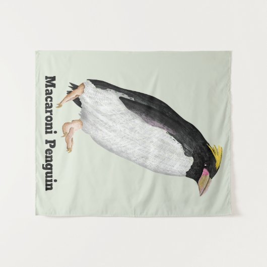 Palaeudyptes Uitgestorven Pinguïn Wandkleed (Voorkant (horizontaal))