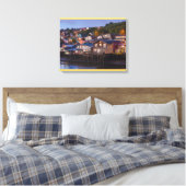 Palafito-stelhuizen, verhoogd zicht canvas afdruk (Insitu (Slaapkamer))
