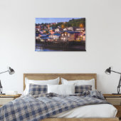 Palafito-stelhuizen, verhoogd zicht canvas afdruk (Insitu (Slaapkamer))