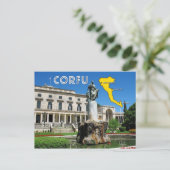 Palaia Anaktora, Corfu, Griekenland Briefkaart (Staand voorkant)