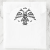 Palaiologos Eagle Ovale Sticker (Tas)