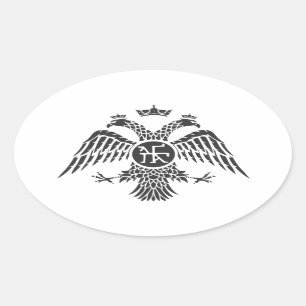 Palaiologos Eagle Ovale Sticker