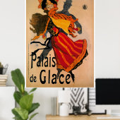 Palais de Glace, 1896 Art Nouveau Advertisement Poster (Thuiskantoor)