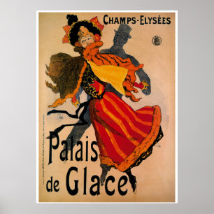 Palais de Glace, 1896 Art Nouveau Advertisement Poster