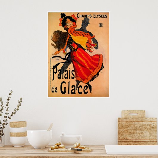Palais de Glace 1896 ~  Poster (Keuken)