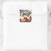 Palais de Glace, Champs Elyses, Parijs, 1894 (colo Vierkante Sticker (Tas)