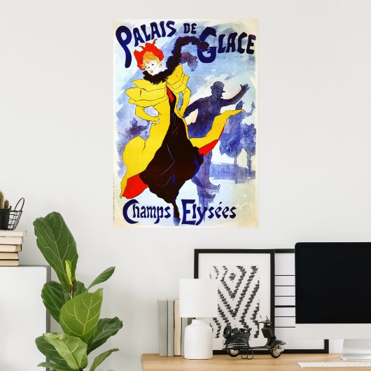 Palais de Glace, Jules Chéret Poster (Thuiskantoor)