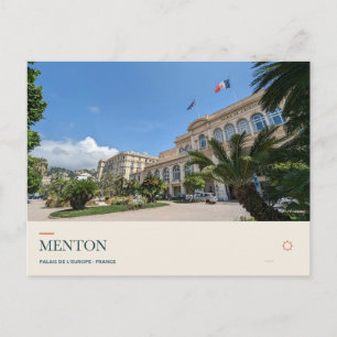 Palais de l’Europe in Menton Briefkaart