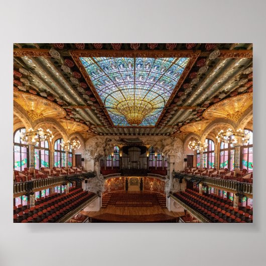 Palais de la Musica Catalana Poster (Voorkant)