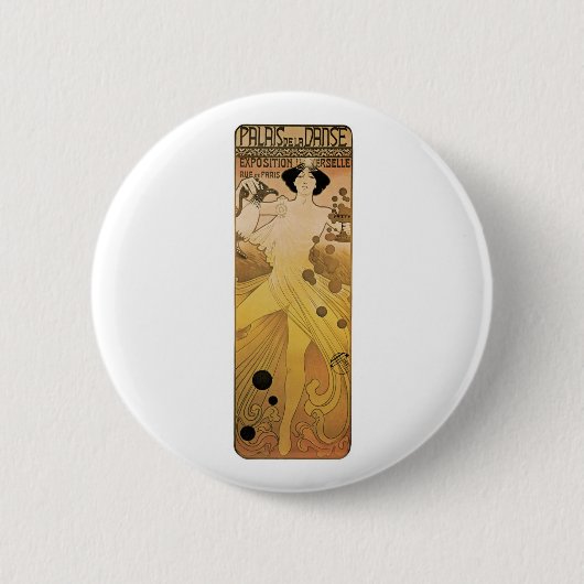 Palais de le Danse Ronde Button 5,7 Cm (Voorkant)