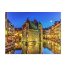 Palais de l'Ile gevangenis en kanaal in de oude st