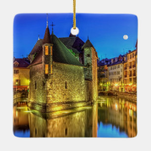 Palais de l'Ile gevangenis en kanaal in de oude st Keramisch Ornament