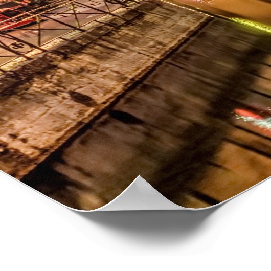 Palais de l'Ile gevangenis in de oude stad Annecy, Poster (Hoek)