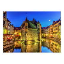 Palais de l'Ile gevangenis in de oude stad Annecy,