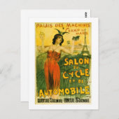 Palais des Machines Champ de Mars Salon du Cycle Briefkaart (Voorkant / Achterkant)