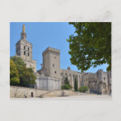 Palais des Papes at Avignon in Frankrijk Briefkaart (Voorkant)