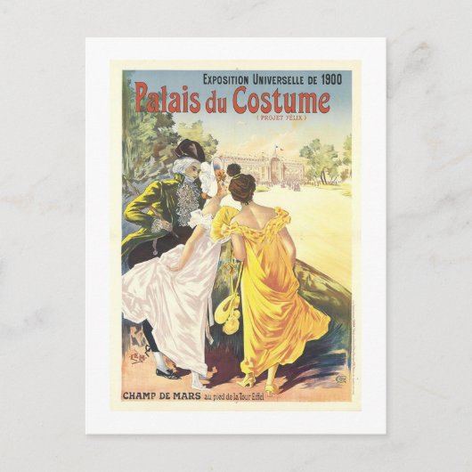 Palais du Costume from the 1900 Exposition Briefkaart (Voorkant)